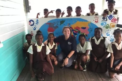 Arthurville Primary School World Map Project